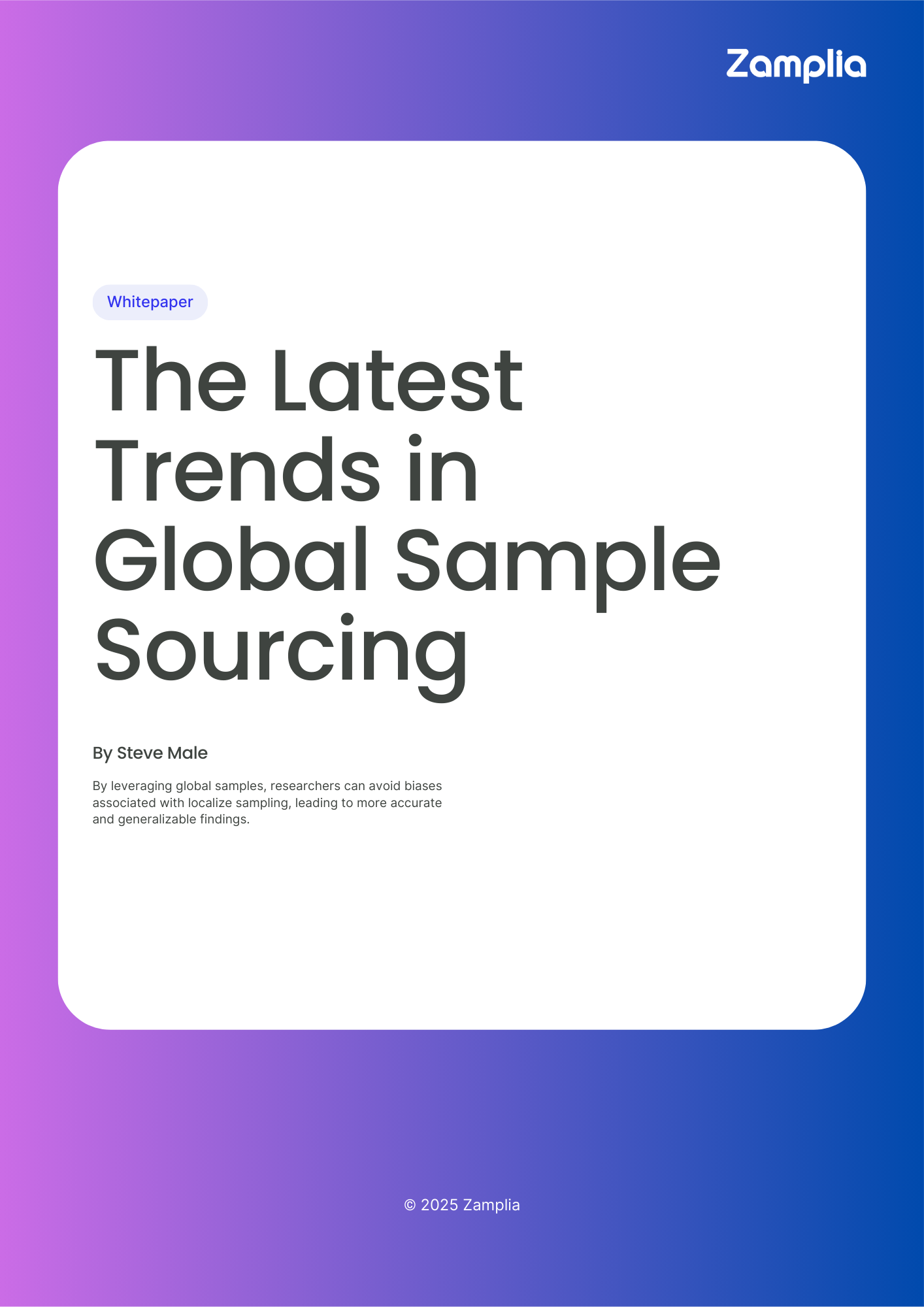 The Latest Trends in Global Sample Sourcing 2025